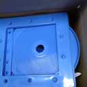 Above Ground Pool Skimmer, Heavy Duty Through-Wall Mount Pool Skimmer Kit with Accessories, Universal Fit for Standard Wall Openings, Klein Blue in-Wall Surface Skimmer Includes Leak-Free Teflon Tape
