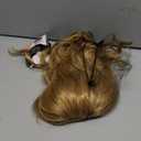 AGPTEK Wig, Synthetic Wig for Women Wavy, Colored Realistic Wig with Bangs, Great for Party, Cosplay, Daily-Use and Festivals (Blonde 13.7inch)