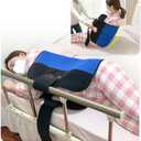 Patient Turning Device Transfer Belts For Lifting Seniors Medical Sling For Bedridden Elderly To Change Diaper Mobility Daily Living Assis Aids Nursing Sling With Handles For Bed Positioning (Blue)