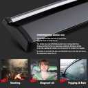Sun/Rain Guards Wind Deflector Window Visors Compatible with 2017-2024 Cadillac XT5, Sun Visor Shield, Tape-On 4 pcs