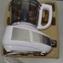 Cuisinart Core Custom 4-Cup Mini Chopper, Mini Food Processor Chops and Grinds with Auto-Reversing Stainless Steel Smart Power Blade, Dishwasher-Safe Parts, MCH-4, White/Stainless Steel