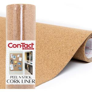 Con-Tact Brand Adhesive Roll, Cork, 18" x 4', 18 in x 4 ft