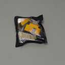 Compatible with AirPods 4 Case, Magnetic Automatic Lock with Phone Stand & Cleaning Kit, Compatible with Magsafe, Carbon Fiber Texture Cover - Yellow