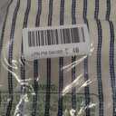 MIULEE Navy Blue Striped Euro Decorative Throw Pillow Covers, 24x24