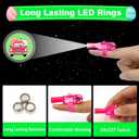 Easter Party Favors for Kids 24 Pack, Easter LED Light Up Finger Lights Easter Basket Stuffers for Kid Boys Girls Easter Egg Hunt Filling Treats Easter Basket Stuffers Easter Party Favor