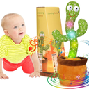 Emoin Talking Cactus Toy, Interactive Toys Dancing Cactus Toy Mimicking Repeating What You Say, Toddler Infant Baby Toys Gifts for 6 7 8 9 10 Month Old Baby Toys for 1 2 3 Year Old Boy Girl 