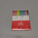 Hello, Artist! Outline Markers, 10 Pieces, Beautiful Two-Color Effects, Metallic Colors