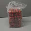 160 Pcs Christmas Balls Ornaments for Xmas Tree - Shatterproof Christmas Tree Decorations Small Hanging Ball 1.18" X 160 Pack (Red)