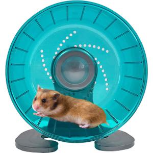 Petest Hamster Exercise Wheel, Silent Spinner Hamster Running Wheels, Diameter 6.7 inch, Green (6.7 Inch, Green)