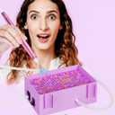 Electric Diamond Painting Pen  Plug-in Vacuum Drill Picker Tool with Built-in Tray, No Wax Needed, USB Diamond Art Painting Pen for Adults & Kids, E-Painter for Diamond Painting Kits(Purple)