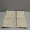 MIULEE Decorative Throw Pillow Covers for Couch Bed Livingroom 18x18 Inch Set of 2 Cream Boho Accent Throw Pllows Broadside Striped Patchwork Soft Corduroy Pillowcases