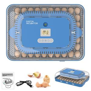 70 Egg Incubator for Hatching Eggs withAuto Turn, Temp & Humidity Control, Built-in CandleLarge Capacity Egg Incubator for Chicken Duck Goose Eggs