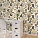 Tree Peel and Stick Wallpaper, Forest Wallpaper for Home Decor | 17.7" x 236", Self-Adhesive, Waterproof Vinyl