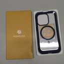 Miracase Magnetic for iPhone 15 Pro Case [Compatible with MagSafe] Full-Body Phone case with Built-in Glass Screen Protector& Camera Protector, Military Drop Proof 15 Pro Cover 6.1 inch, Storm Blue