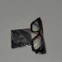 livho Oversized Eyewear Frame for Woman and Men - Rectangle Fashion Glasses for Computer, Chic Preppy Frame (*Coco Tortoise)