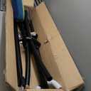 DUMOS Double Hammock with Space Saving Stand, Heavy Duty Steel Frame, Portable for Outside & Indoor Use, 450lbs Capacity, Easy Assembly, Carrying Bag Included, Blue (96IN)