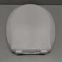 Round Toilet Seat with Built in Potty Training Seat, Potty Training Toilet Seat for Toddlers, Magnetic Kids Seat and Cover, Slow Close and Never Loosen, Fits both Adult and Child, White Round