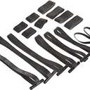 Alliance STRAC (Strike Team Ready Around The Clock) Combo Pack, 16 Bands Total Including 8 STRAC Black EPDM Rubberbands and 8 Black EPDM Gear Wrapz in Zip Close Poly Pouch. (7812)