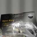 Electric Hand Mixer - 7 Adjustable Speed 180W Handheld Mixer Electric Whisk With 5 Stainless Steel Accessories, Turbo Boost/Self-Control Speed + Eject Button Food Beater For Cakes Eggs (Off White)