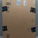 17x24 Picture Frame Black for Wall Mounting, Horizontal and Vertical Formats for Wall Hanging, Wood 17x24 Frame, Black, 1 Pack