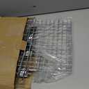 Square BBQ Fish Basket for Grilling, Portable 304 stainless steel grill basket for Fish, Vegetables, Meat Skewers, Suitable for camping, patio barbecues, or as a gift for men/women.