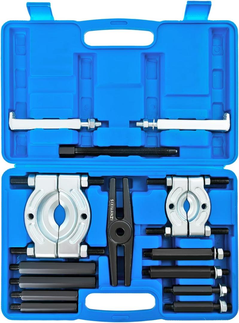 14PC Bearing Puller Set, 5 Ton Capacity Bearing Separator and Puller Set with 2" and 3" Jaws
