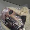 Genina Seat Covers for Dining Room Chair Seat Slipcovers Kitchen Chair Covers (Beige, 6 Pcs)