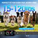 Ultrasonic Bark Collar for Large Medium Small Dogs, Humane No Bark Collar with Beep & Vibration, Smart Barking Collar with 7 Adjustable Sensitivity Levels, Rechargeable Bark Collar for Dogs,Waterproof