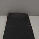 EMART Rectangle Table Skirt for 6ft, Black Spandex Tablecloth Wrinkle Resistant Cover for Banquet Wedding Birthday Party