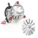 Replacement Blower Fan for 3-21-08639, Combustion Blower Motor, Compatible with Harman P68 P61 P43 P38 XXV Accentra 52i Advance Pellet Stoves, with Double Paddle Fan Blade for 3-20-502221