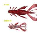 Soft Plastic Fishing Lures,Worm for Bass,Soft Bait,16 Pieces in 8 Colors