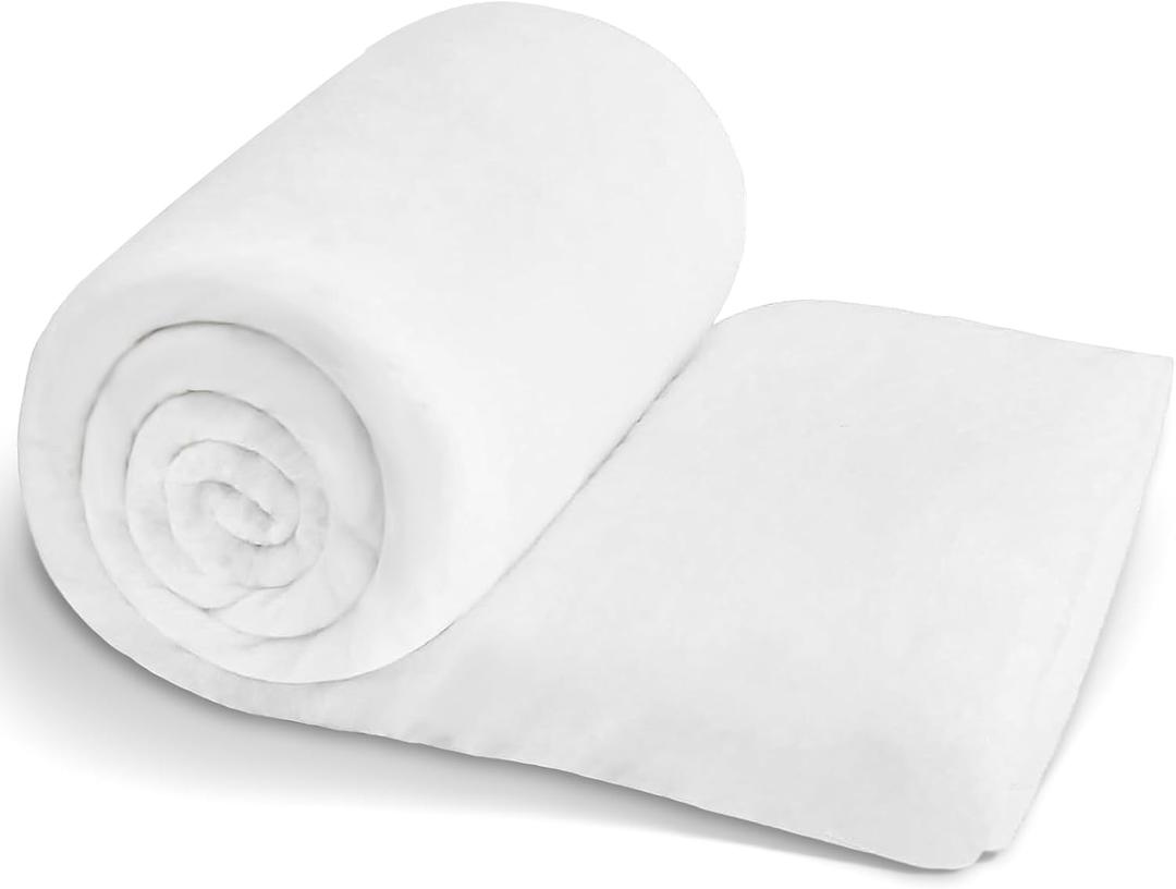 Dacron Polyester Cushions Wrap for Foam Padding, Batting for Upholstery,Quilt Batting by the Roll,200 GSM Upholstery Batting Medium Thick, Upholstery Batting, Cushions & DIY -48 inch * 10 Yards