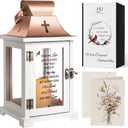 Memorial Lantern Sympathy Gifts for Loss of Loved One Mother Father with Candle, Unique Bereavement Gifts Ideals, Thoughtful Condolences Gift in Memory of Loved One