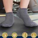 Pembrook Ankle Compression Socks for Women & Men - 4 Pairs | Sports Running Compression Socks | Athletic Ankle Support Socks, XX-Large