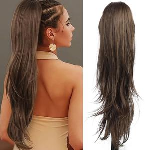 Ponytail Fake Hair Brown