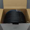 100 ft Non-expanding Garden Hose, 2025 Durable Water Hose, Leak-Proof Multi-Layer Outdoor Hose with Solid Brass Connectors Fittings for Lawn Car Watering Plants Cleaning, Black-Blue