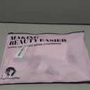 Nuxovin Breathable and Lightweight White Blonde Human Hair Wig Short Straight Pixie Hairstyle, Comfortable no-glue Cap Design, Suitable for Daily Natural Styling (White gold color, 4inch)