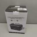 Herrfilk Cordless Electric Lunch Box for Adults with APP Control, 1.2L Portable Heated Lunch Box Battery Powered with Automatic Heating, Self-Heating Food Warmer for Work, 248F Max, Leak Resistant (Gray)