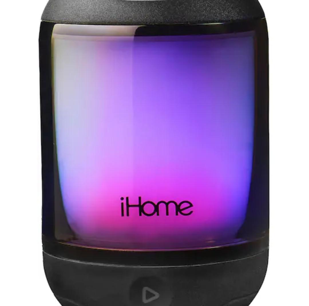 iHome - Rechargeable Waterproof Bluetooth Mini Speaker - Black