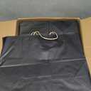 XPCARE 100Pack Large Kraft Paper Bags with Handles Bulk, 16x6x12 Inch Black Paper Bag Kraft Shopping Bags for Business Merchandise Wedding Party Favor Bag