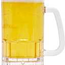G.E.T. Shatter-Resistant Plastic Beer Mug / Stein, 20 Ounce, BPA Free, 00085-1-SAN-CL-EC, Pack of 4