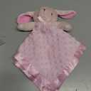 Pro Goleem Loveys for Babies Bunny Security Blanket Baby Girl Gifts Newborn Soft Pink Lovie for Infant and Toddler Snuggle Toy Stuffed Animal, Pink 16 Inch