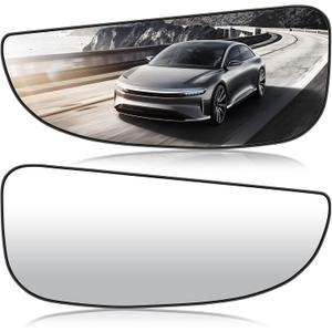 Pair Side Mirrors Glass for Ram Promaster 1500/2500 / 3500 2014-2021 Heated Rear View Tow Mirror with Backing Plate Replacement for 68413478AA 68413479AA (Driver Side & Passenger Side)