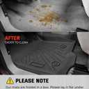 Car Floor Mats for Hyundai Palisade 2026 7/8 Seats Hybrid Full Set 5PCS | TPE Material All Weather Easy-install Odorless Waterproof Non-slip Easy-clean Handle Hevy Spills Not Fits Fuel Model