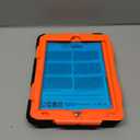 SEYMAC Stock Case for iPad 9th/ 8th/ 7th Generation 10.2'', Shockproof with Screen Protector, Pencil Holder [360 Rotating Hand Strap] & Stand, for iPad 10.2 Inch 2021-2019 (Brightorange)