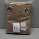 NICETOWN Bedroom Blackout Long Curtains and Drapes, Set of 2, 55 by 120 Inch, Cappuccino, Window Treatment Thermal Insulated Solid Grommet Blackout Draperies for Bedroom