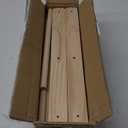 Juexica 21.7 x 15.8 x 13.8 Inch Cat Sisal Chair Adjustable Foldable Cat Hammock Beach Chair with Sisal Scratcher Wooden Kitty Lounger Kitten Elevated Bed for Indoor Nap Lounge Furniture