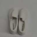 JENN ARDOR Womens Slip On Sneakers Perforated/Quilted Casual Shoes Fashion Walking Flats (6, White06)