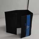 [Upgraded] BigBlue 3 USB Ports 28W Solar Charger(5V/4.8A Max), Portable Foldable Solar Panel for Camping, IP44 Waterproof, Compatible with iPhone 11/XS/XS Max/XR/X/8/7, iPad, Samsung Galaxy LG etc. (Black)