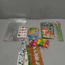 BenLouis 120Pcs Jungle Safari Party Favors Zoo Animals Sticker Stampers Slap Bracelets School Stationery Set Bulk Classroom Prizes for Kids Wild One Party Baby Shower Goodie Bags Fillers